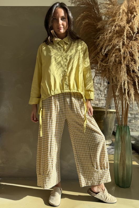 Paloma French Tuck Shirt Soft Ochre